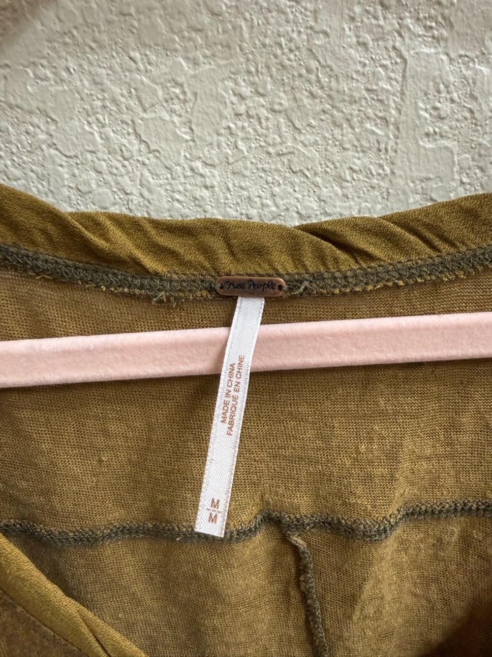 Free People Tobacco Colored Button Henley Tank - Picture 2 of 10